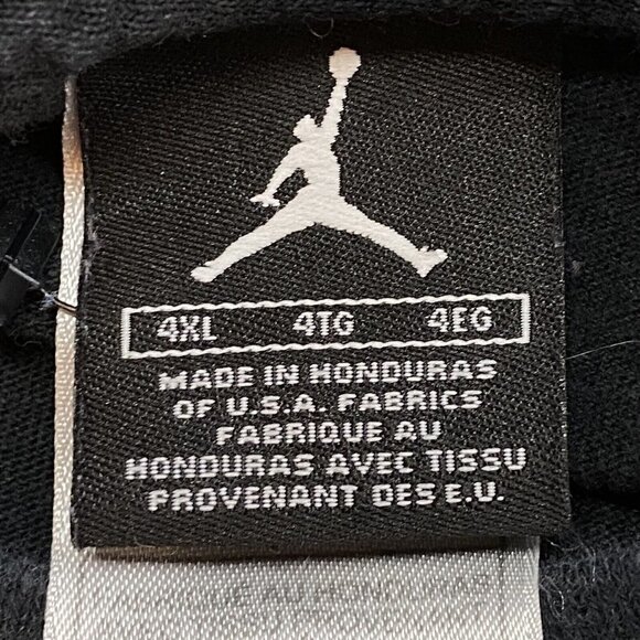 NIKE Men Air Jordan Graphic Short Sleeve T-Shirt Black 4XL 46-3 - Picture 6 of 8